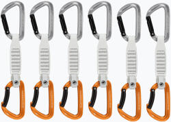 Mammut Bucle de cățărare Mammut Sender Keylock 12 cm Quickdraws 6 pcs. straight gate/bent gate key lock, light grey/gold