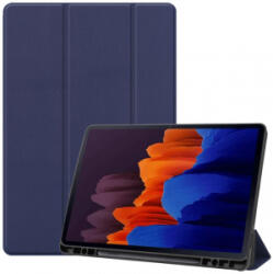 Samsung Samung Tab S7Plus T970/T975 12.4' tok toll tartóval kék (TABCASE-SAMS7PPEN-BL) (TABCASE-SAMS7PPEN-BL)