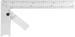 Strend Pro Asztalos derékszög, Strend Pro DY-5030, ezüst, 35 cm, alumínium, szögmérővel, pontos szögjelöléshez (TC2160674)