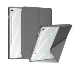 Dux Ducis MAGI ORIGAMI tok álló, bőr hatású szürke Samsung Galaxy Tab S10 FE Plus WIFI (SM-X626) / Galaxy Tab S10 FE Plus LTE (SM-X620) (GP-169348) - aqua