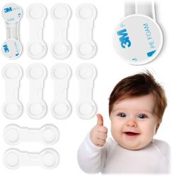 RicoKids Szekrénysorompó 798300 10db. fehér (798300)