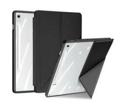 Dux Ducis MAGI ORIGAMI tok álló, bőr hatású fekete Samsung Galaxy Tab S10 FE Plus WIFI (SM-X626) (GP-169346)