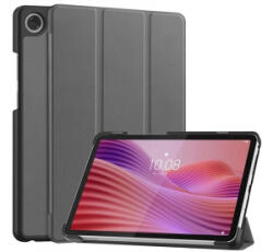Gigapack Tok álló, bőr hatású (aktív FLIP, oldalra nyíló, TRIFOLD, asztali tartó) SÖTÉTSZÜRKE Lenovo Tab One (TB-305FU) 'Gigapack csomagolás (GP-172707)