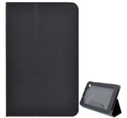 Gigapack Tok álló, bőr hatású (FLIP, oldalra nyíló, asztali tartó funkció, prémium) FEKETE [Lenovo IdeaTab A3000 (59-386525) ]