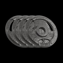 Rebel Súlyzótárcsák 4x1.25kg, 31mm, REBEL ACTIVE (RBA-2132) Súlytárcsa