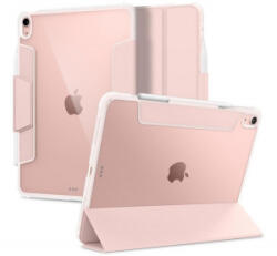 Spigen ULTRA HYBRID PRO tok álló, bőr hatású (FLIP, oldalra nyíló, TRIFOLD, asztali tartó, ceruza tartó) ROZÉARANY Apple IPAD Air 11 (2025) (ACS02699)
