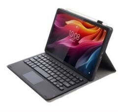 Gigapack Tok álló, bőr hatású (FLIP, bluetooth billentyűzet, asztali tartó, QWERTY, angol nyelvű) FEKETE Lenovo Tab K11 Plus (TB352) (GP-168254)