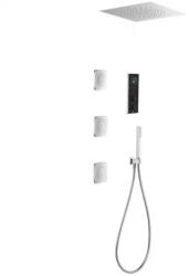 Roca Panel dus cu hidromasaj si termostat Roca Smart Shower, cu baterie electronica si 3 duze hidromasaj (A5D124AC00)