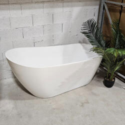 Aqualife Kád, Aquatrend Violet szabadonálló kád fehér lefolyóval 170x80 - mozaikkeramia