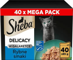 Sheba Sheba Delicacy in Jelly - Halízű kollekció zselében, 40x85 g