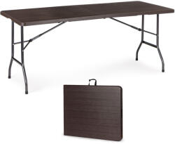Homelux Masă pliabilă de grădină pentru banchete de catering 180 cm, maro (SZK-180B)