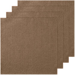 VEVOR Öntapadós moduláris padlószőnyeg 457x457 mm puha párnázással 10 db sötétbarna (ZZFKDT1818SZ9DKX7V0)