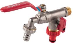 FERRO F-Comfort - Kerti csap két kimenettel 1/2"-3/4"-3/4" KCD1 (KCD1)