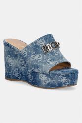 Guess papuci wedges pentru femei EVENZA2 PPY2-KLD0JA_59X (FLJEV2.DEN04.BLUE)
