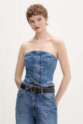 Karl Lagerfeld Jeans bluză cu corset pentru femei, din bumbac PPY2-BDD0FG_55J (B2W11042)