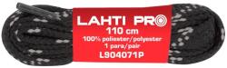 LAHTI PRO Siret Poliester Plat / Negru-rosu - 110cm, 10/set, Lahti Pro, L9040710 (l9040710)