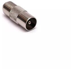 Master connectors Adaptor Mufa TV tata F mama cu filet exterior, Premium, Master E8260 (E8260)