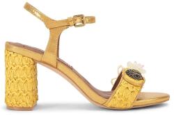 Kurt Geiger London sandale cu toc Kensington Langley Raffia PPY2-OBD420_10X