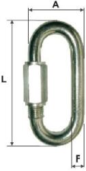 Romsurub Inel Zincat Pentru Legatura 6mm / 26x59mm, Romsurub, Mk-ogs06 (mk-ogs06)