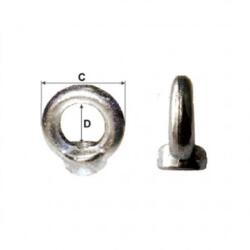 Romsurub Inel Cu Piulita Incorporata M20 / 40mm/72mm, Romsurub, Mk-naku20 (mk-naku20)