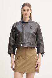 Blauer jachetă pentru femei, din piele LORETTE PPY2-KUD0MP_98X (BLDL02536)
