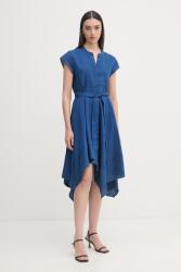 DKNY rochie de vară din in PPY2-SUD1U0_59X (P4BBTEWV)