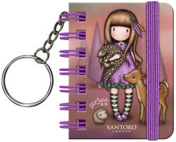 Santoro gorjuss Ключодържател с тефтерче Santoro Gorjuss - Be Kind To All Creatures (1047GJ13)