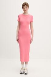 Tommy Hilfiger rochie cu vâscoză PPY2-SUD1BL_38X (DW0DW22339)