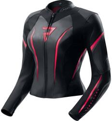Rebelhorn Geacă de motocicletă din piele pentru femei Rebelhorn Diva ST negru-roz (PBRH-DIVA-ST-LJ-WOMEN-63)