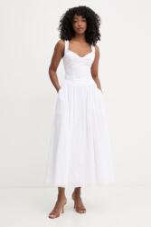 Bardot rochie cu corset din bumbac PPY2-SUD1M0_00X (60335DB)