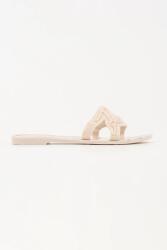 Karl Lagerfeld papuci cu toc plat pentru femei Jelly PPY2-KLD0YF_01X
