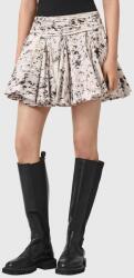 AllSaints fustă din bumbac TULIP PPY2-SDD0DO_01X (W003RE)