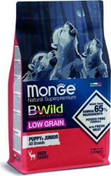 Monge BWild Low Grain Dog All breeds Szarvas - Puppy & junior 2, 5 kg