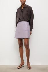 Answear. LAB szoknya bőr ANNA Unscripted kollekció - lila XS