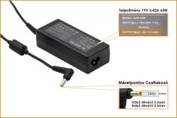 PlugOn Asus 19V 3, 42A 65W 4mm/1, 35mm utángy. NB töltő (Plugon1445296)