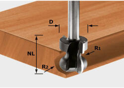 Festool Fogantyúvájat-maró, HW D22/16/R2, 5+R6 (491140)