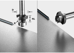 Festool Lekerekítomaró, S8 HW R2 D20-KL OFK (499798)