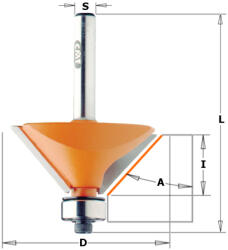 CMT Fózoló maró csapággyal, HW S=8 D=31, 7X 9 (194936280110000)