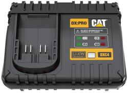 Caterpillar DXC4 Power+ gyorstöltő 18V 4.0A Li-ion akkumulátorokhoz, LED kijelzővel, falra szerelhető (DXC4)