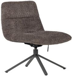 WOOOD Barna forgó buklé fotel Soren - WOOOD