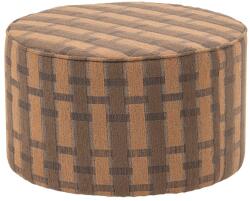 WOOOD Rózsaszín-barna zsenília puff Sarli - WOOOD