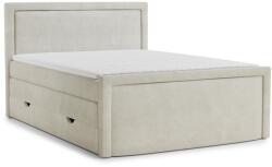 Maison de Reve Krémszínű ágyneműtartós boxspring ágy 160x200 cm Fresco - Maison de Rêve