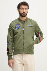 Alpha Industries bomber dzseki MA-1 TT Flying Tigers Light - zöld S