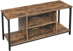 VASAGLE ALINRU Ipari TV Állvány 127 cm-es TV-hez Rusztikus Barna (EUZ-LTV39BX)