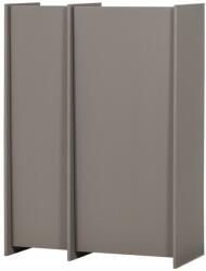 WOOOD Сиво шкафче от декор от ясен 102x140x44 cm Brock - WOOOD (377894-WG)