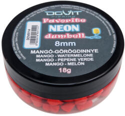 DOVIT Favorit Neon Dumbell 12 mm Mangó - Dinnye (DOV8115)