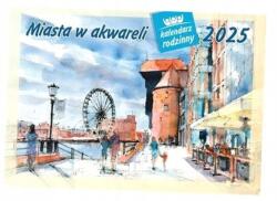 Lucrum 2025-ES Családi Naptár Város Akvarellben X (WL05-2025)