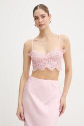 Bardot Felső blúz női csipke - rózsaszín XS