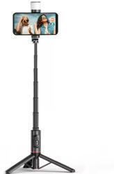 JMARY Q12S Szétnyitható Szelfibot Tripod Beépített Lámpával