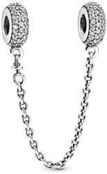 Pandora Moments Pavé inspiráció ezüst biztonsági lánc - 791736CZ-05 (791736CZ-05)